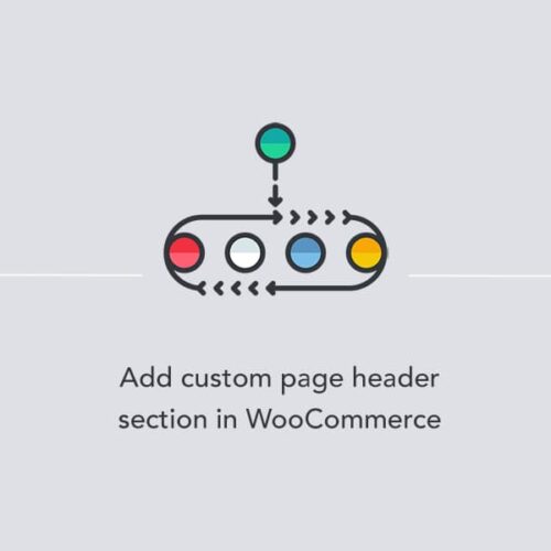 Add custom page header in WooCommerce