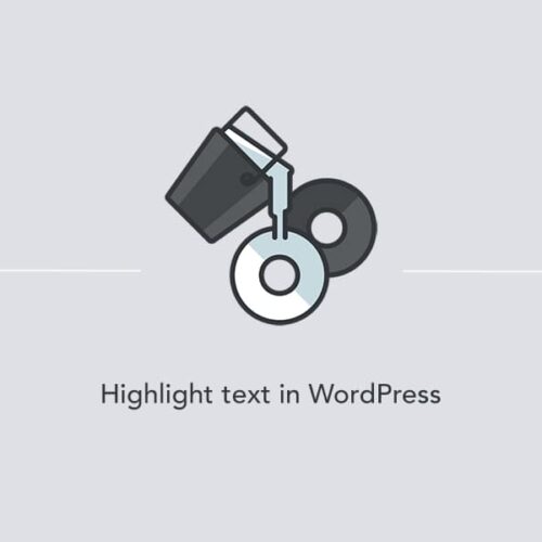 Highlight text in WordPress