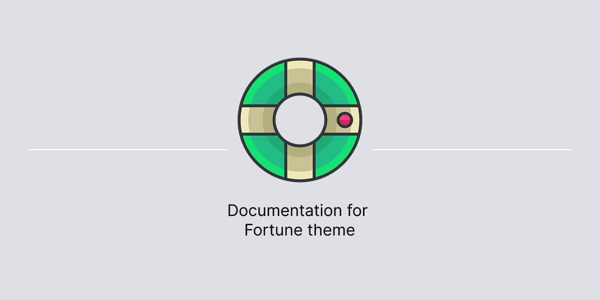 Documentation for Fortune WordPress theme.