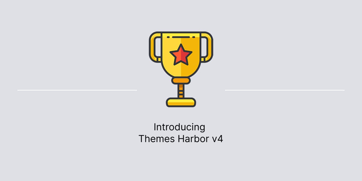 Banner for article about new version of Themes Harbor website.
